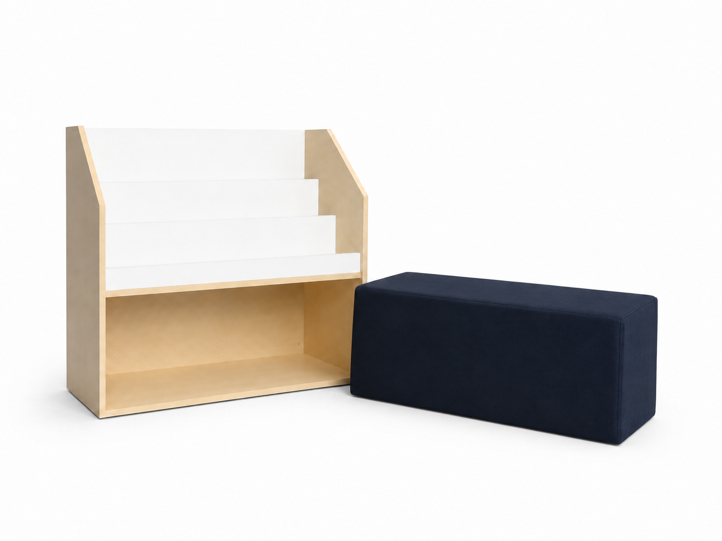 Mueble cojín libreria expositor