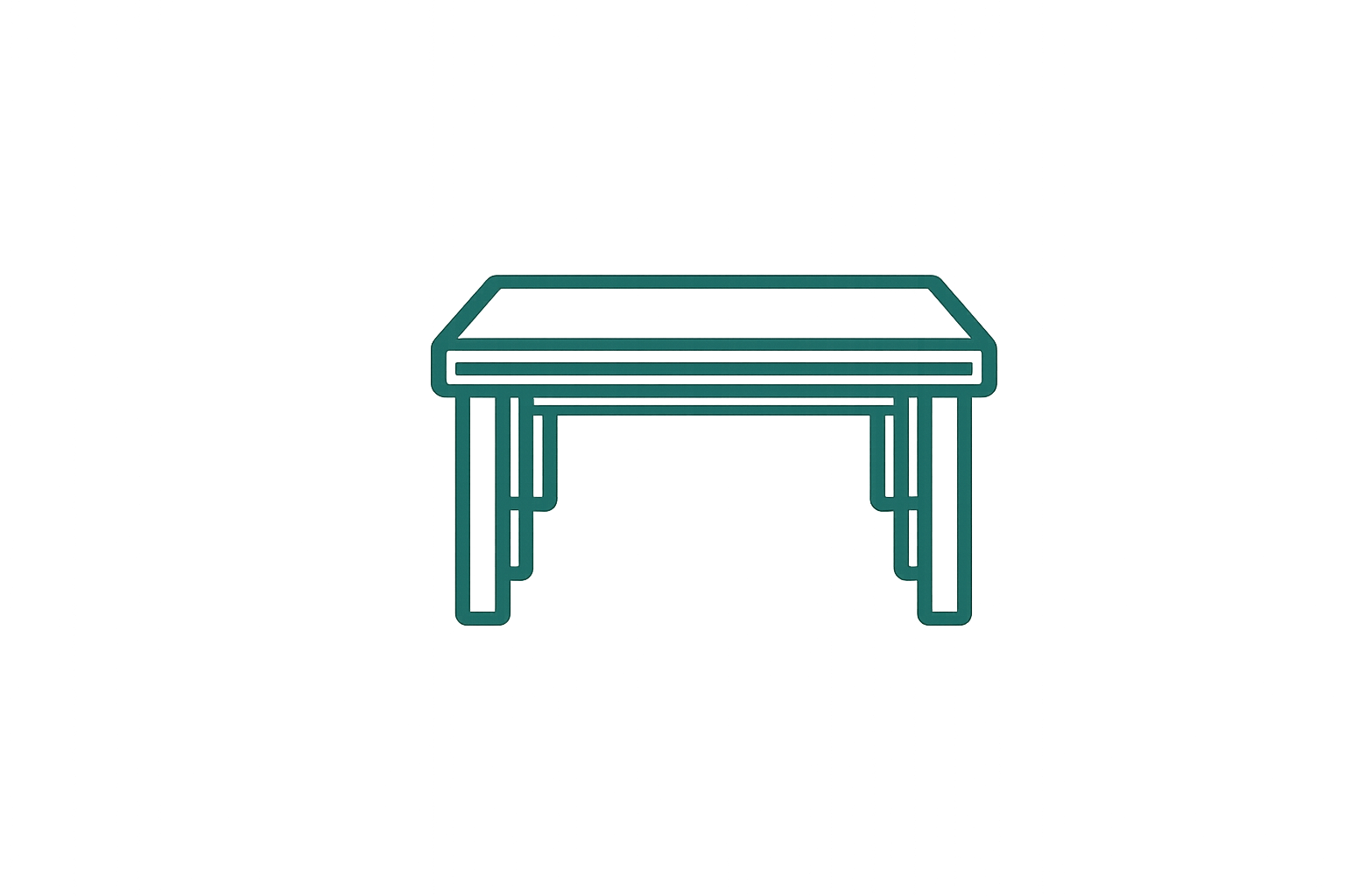 Taula escolar Table per a espais col·laboratius