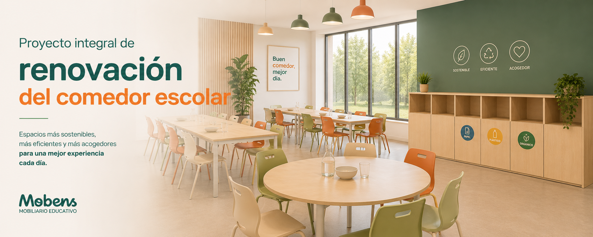 Proyecto integral de renovación del comedor escolar Mobens