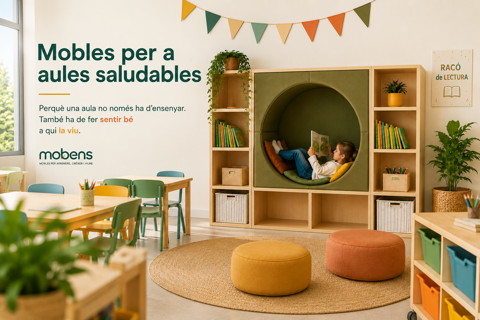 Mobiliari per a aules saludables Mobens