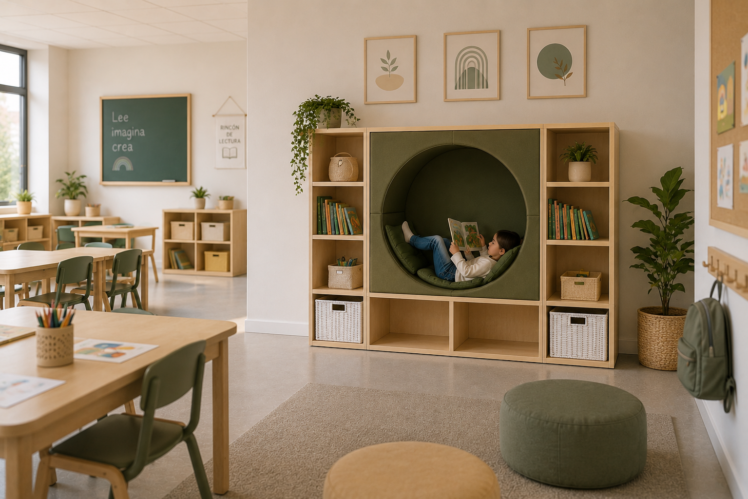 Reading Chill en aula saludable Mobens