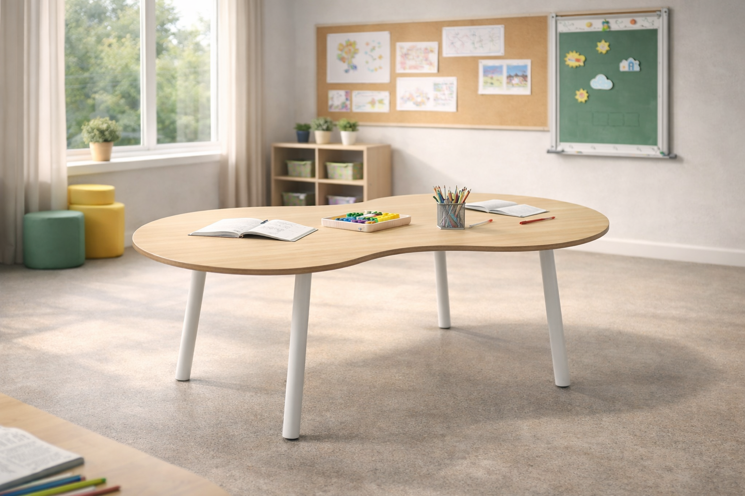 Mesa colaborativa Peanut Table de Mobens