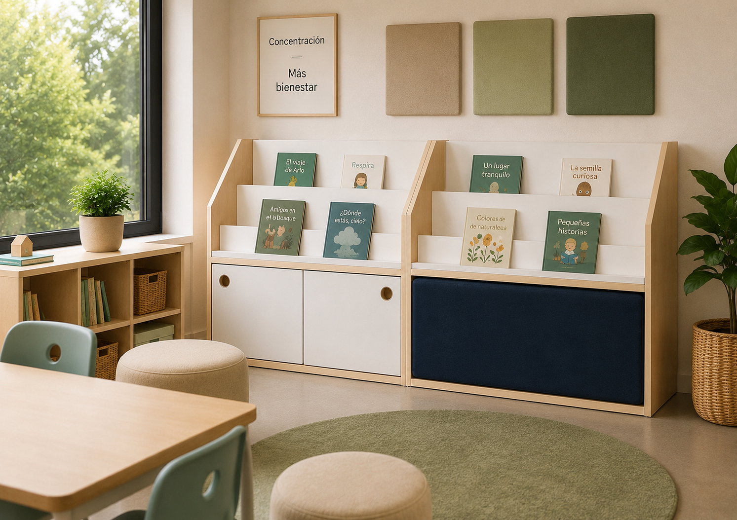 Mobiliari escolar Mobens en espai educatiu