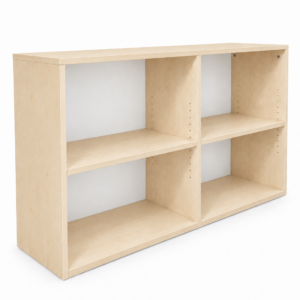 Estantería escolar Orden Double en acabado Maple Blanc