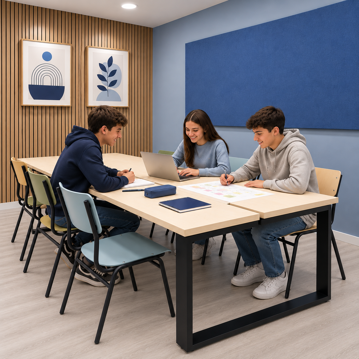 Connect Haus, mesas colaborativas para educación secundaria postobligatoria